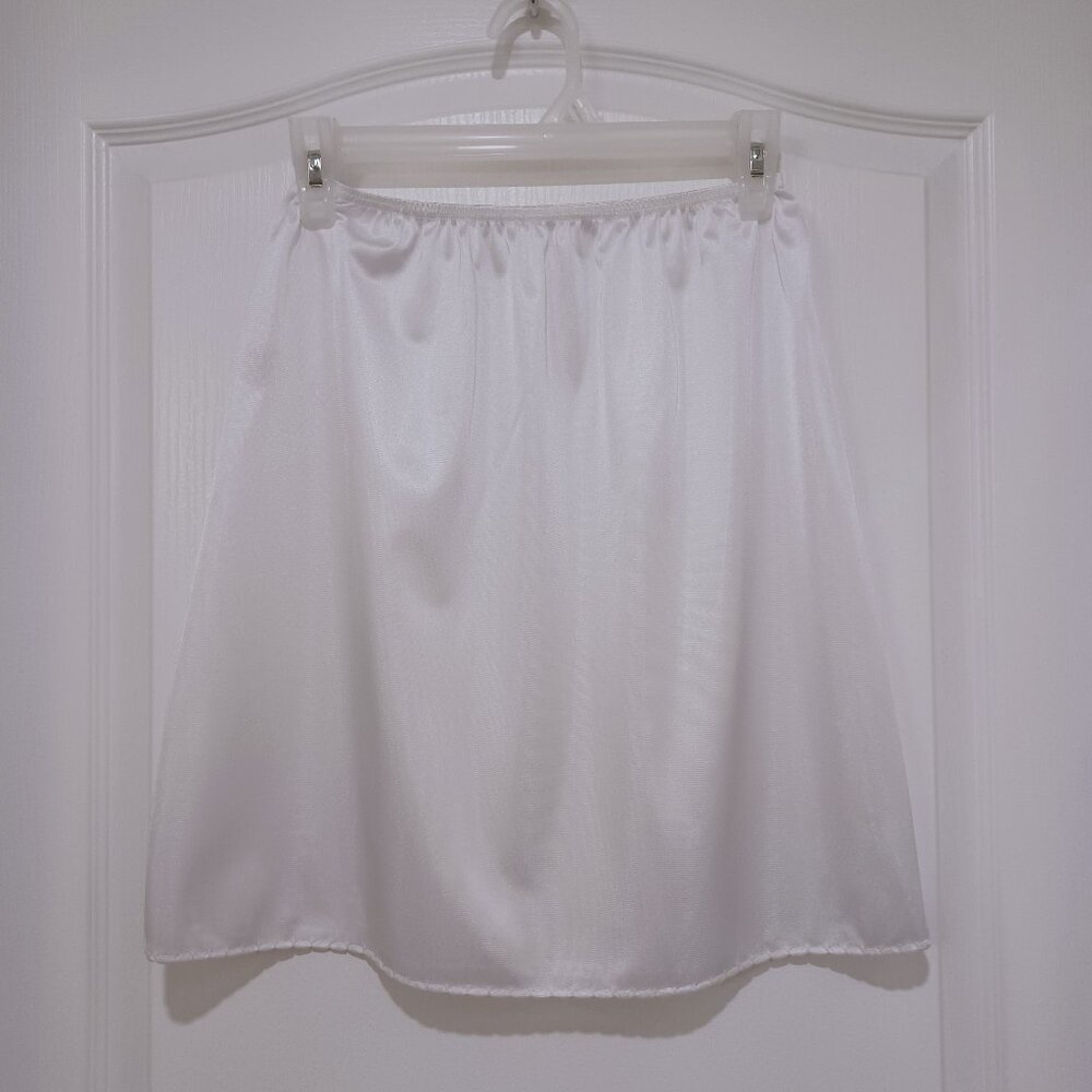 Fm Lingerie White Slip Skirt
